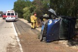 Rollover on 126 Freeway