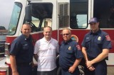 Citizen visits Santa Paula Firefighters who saved his life with CPR