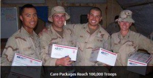 Annual Christmas Cards & Holiday Care Packages For the Troops