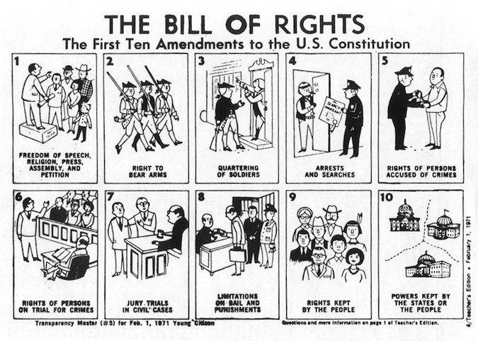 Bill of Rights Cartoon