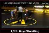 1-29-15 boys’ wrestling match: Ventura High School vs. Buena