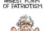 Cartoonist Chip Bok: Changing definitions of dissent- Patriotism and ___?