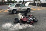 Oxnard: Motorcyclist slams into SUV at intersection of Vineyard Ave. and and Walnut Dr.