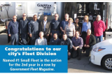 Ventura’s Fleet Services Division named #1 Small Fleet in the nation, for the second consecutive year