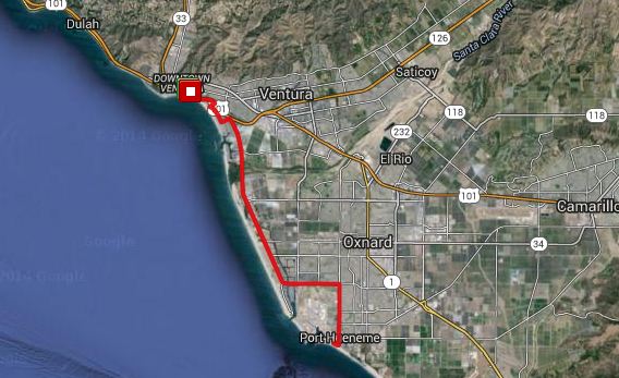 Ventura Pier to Pier Marathon- Ventura- Oxnard- Port Hueneme