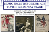 Music from the Gilded Age to the Broadway Stage: Oxnard’s Heritage Square October 13th