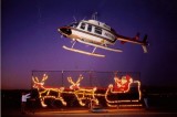 Not a UFO: It’s Santa in the sky tonight!