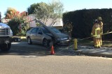 Ventura Fire Crew frees occupant trapped in vehicle after crashing into lightpole