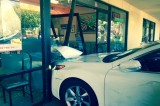 Car crashes into occupied restaurant: Ventura Fire Dept. Extricate solitary occupant
