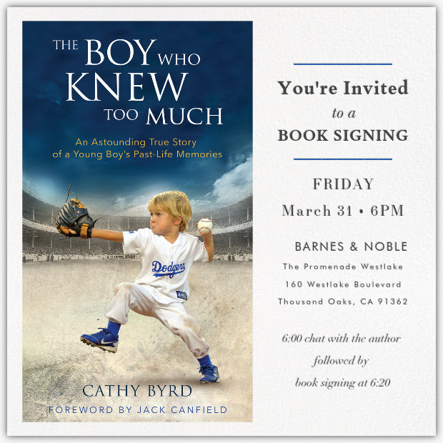 Book Signing For The Boy Who Knew Too Much