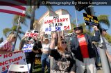 Jacqui Irwin’s SB 54 Rally and Counter Rally — California a Sanctuary State?