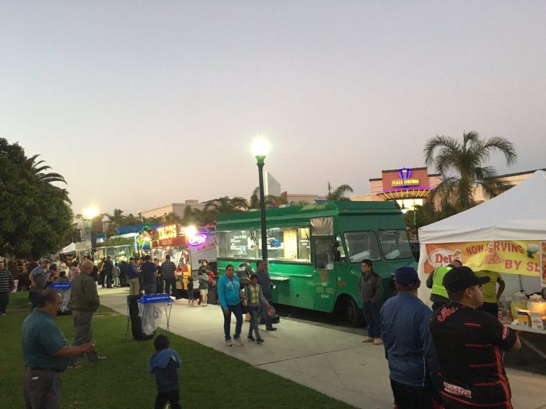 First Thursday Gourmet Food Trucks in Oxnard Plaza Park