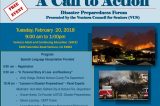 A Call to Action- Disaster Preparedness Forum in Ventura Feb. 20