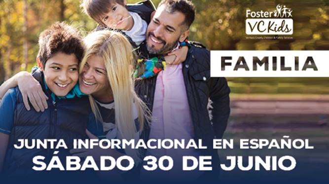 Foster VC Kids and the Consulate of Mexico in Oxnard to host a Spanish informational meeting, June 30