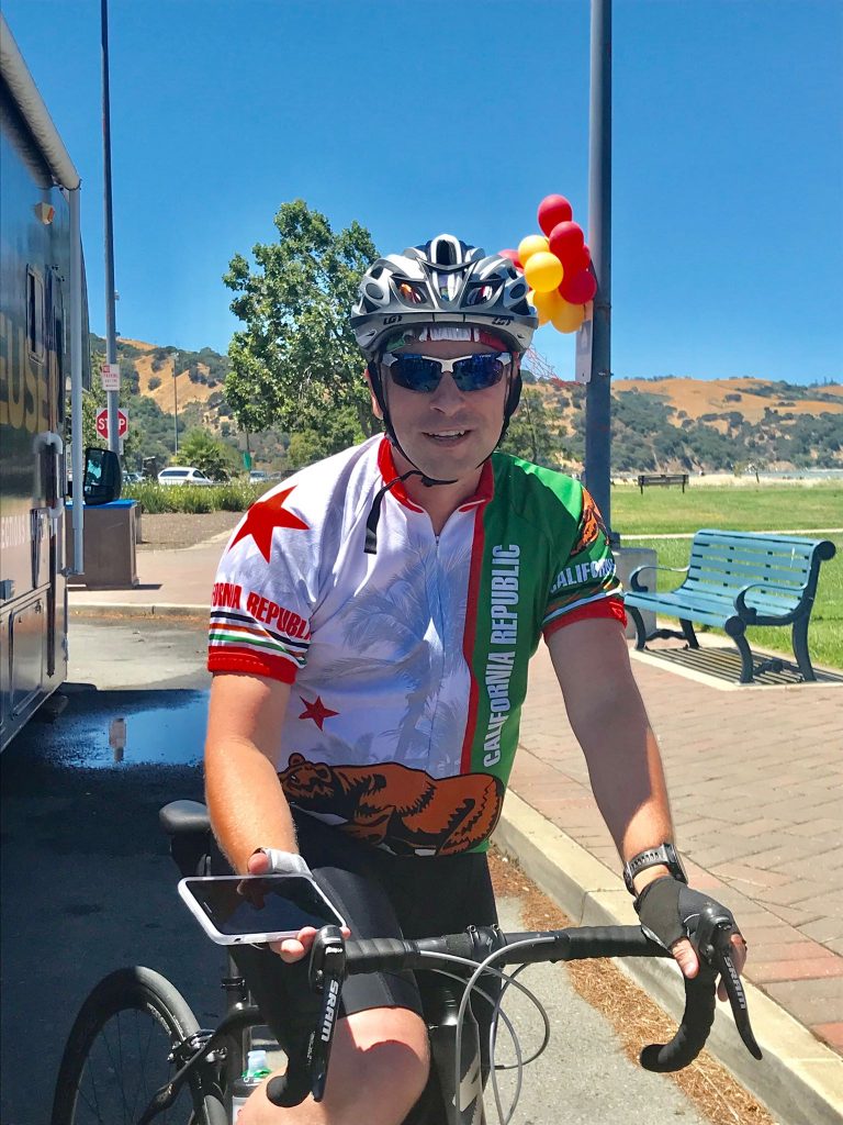 Pedaling for We The People | Secretary of State Republican Candidate Mark Meuser bikes to all 58 California counties