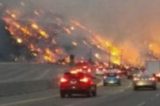 118 Freeway closed in both directions due to Brush Fire