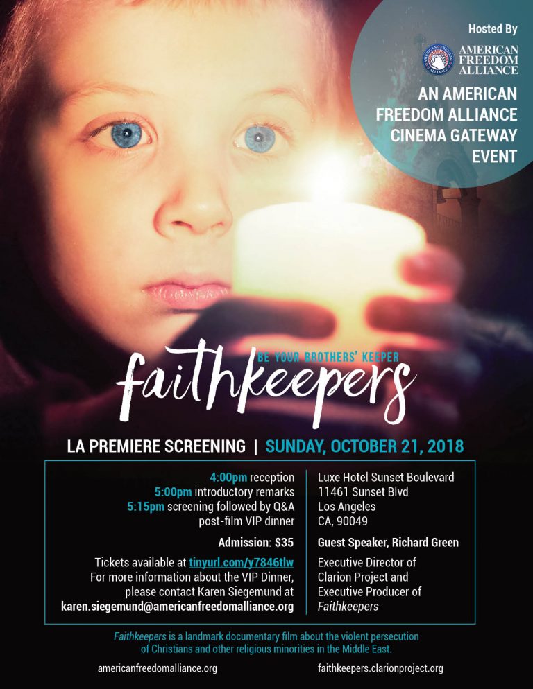 American Freedom Alliance Presents “Faithkeepers”