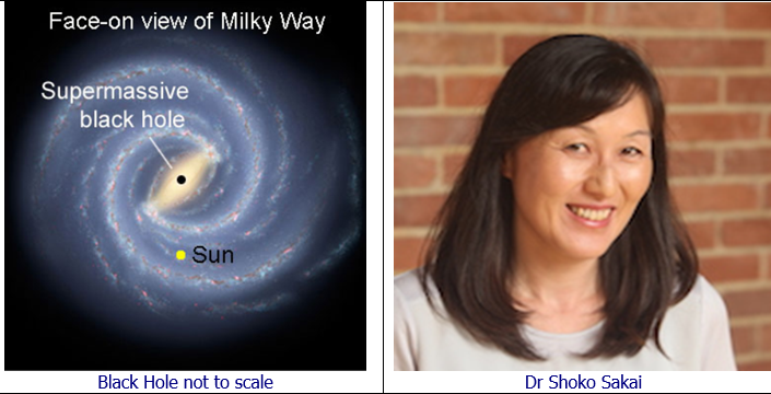 Ventura County Astronomical Society  Hosts Dr Shoko Sakai of UCLA