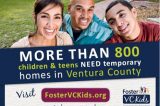 Jump in to help: Foster VC Kids reminds interested community members there are many ways to help the 800 local foster youth