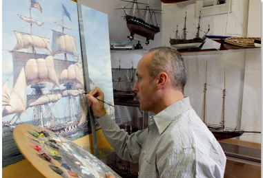 Dutch Artist to Display the History of the Navy in 15 Different Paintings