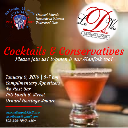 You are invited to Cocktails & Conservatives