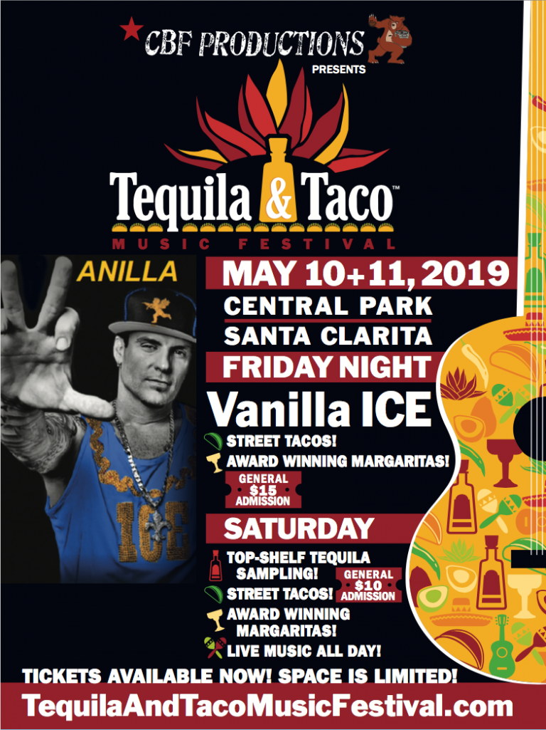 Vanilla ICE Performing At Tequila and Taco Music Festival in Santa Clarita!