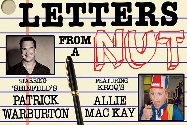 Letters From A Nut Comes to Levity Live Oxnard – September 27th and 28th!