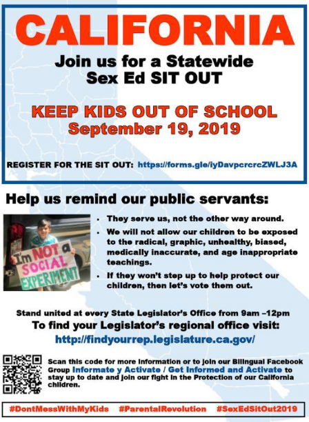 California Sex Ed Sit Out – September 19, 2019