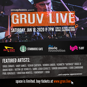 Top Musicians To Play At GRUV LIVE 2020 During NAMM Show