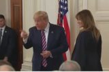 POLITICS | ‘They Stuck With Me’ — Trump Ends Speech With Message To Melania, Barron