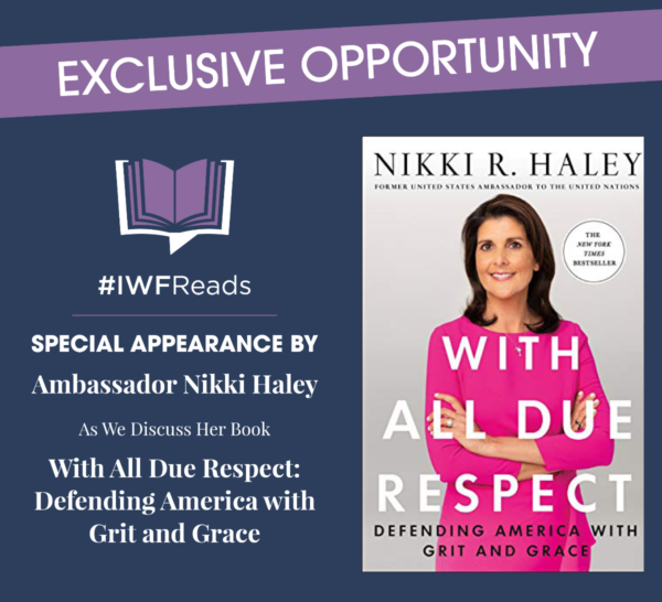 Book Club Announcement: Special Appearance by UN Ambassador Nikki Haley 