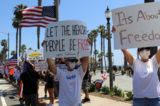 Huntington Beach Protest Shows Thousands Weary of Newsom’s Measures