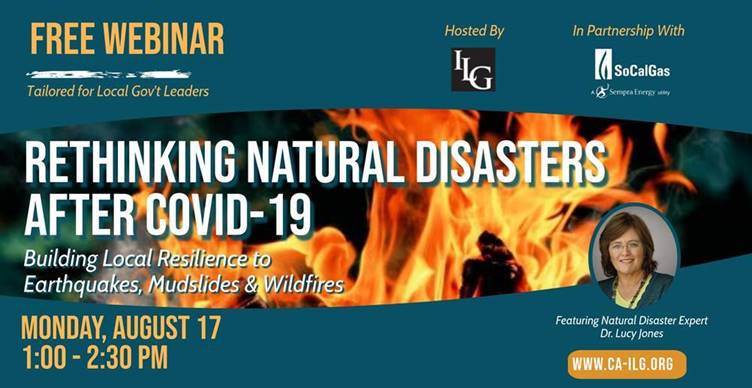 Rethinking Natural Disasters After COVID-19: Building Local Resilience to Earthquakes, Mudslides and Wildfires