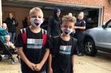 Convoy of Police Officers Show Up to Escort Sons of Fallen Officer on First Day of School