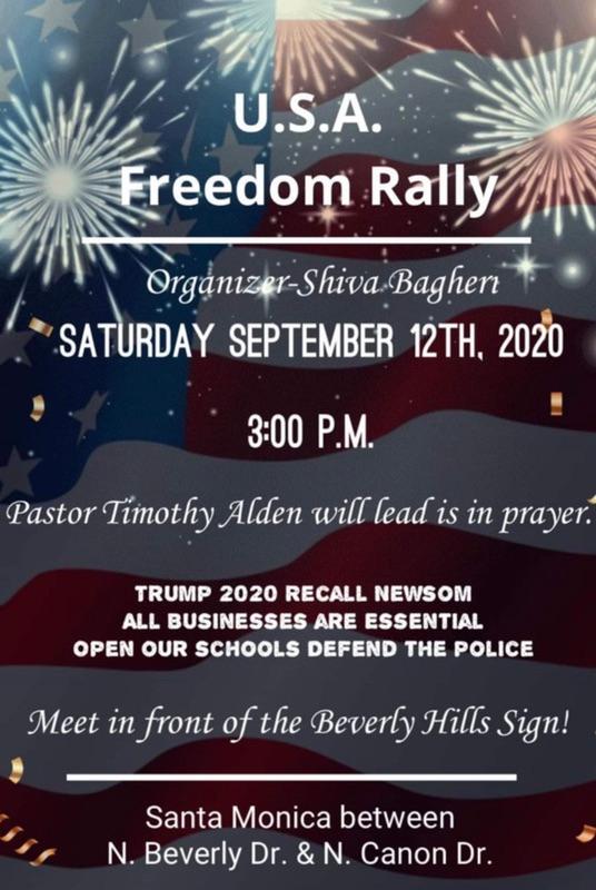 U.S.A. Freedom Rally Saturday, September 12th