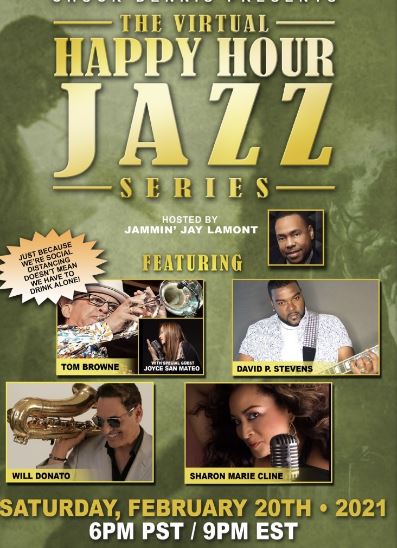 The Virtual Happy Hour Jazz Series Continues February 20th at 6 p.m.