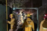 Ventura Fire Department Puts Out Large Dumpster Fire