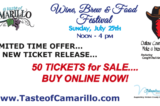 Last Chance Sale Of Taste Of Camarillo Festival Tickets – Limited Time Offer
