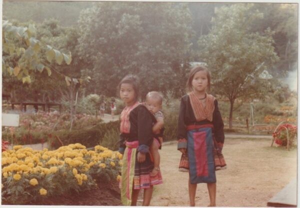 Northern Hilltribes people of Thailand. Children often born to very young girls.