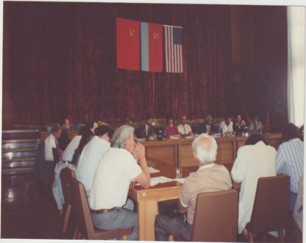 Meeting of our Ambassador scientific envoy team to Soviet Union 1991