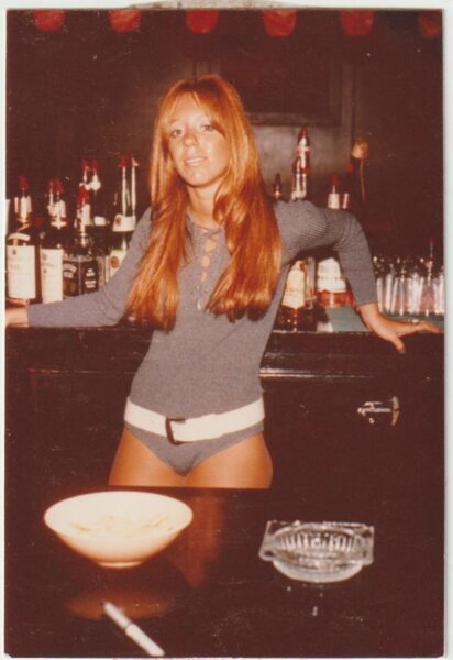 Bartender at Miramar on Long Island while attending graduate school circa 1975